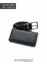 Men’s Combo Belt & Wallet Set – Stylish Leather Accessories for Men