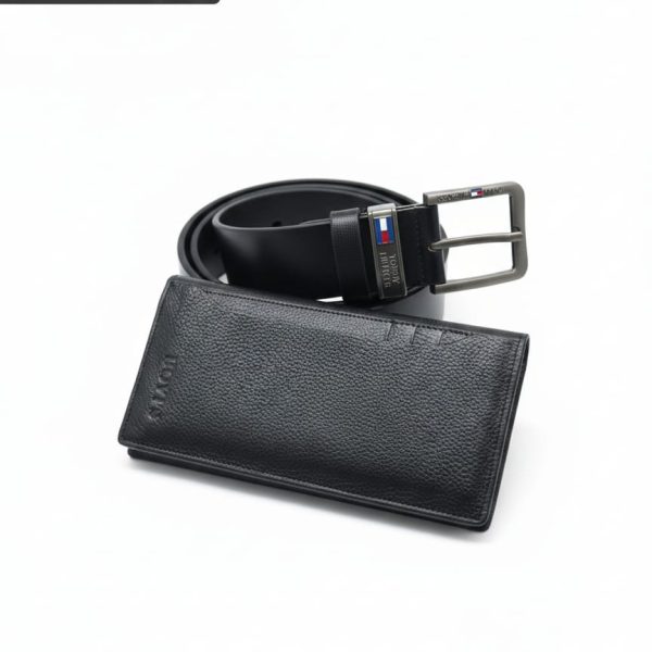 Men’s Combo Belt & Wallet Set – Stylish Leather Accessories for Men