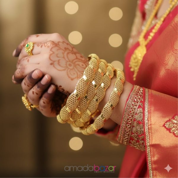 Gold Plated Indian Exclusive Bangles & Churi – Traditional Ethnic Jewelry for Women