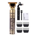 Vintage T9 Hair Trimmer – Professional USB Rechargeable Clipper for Men